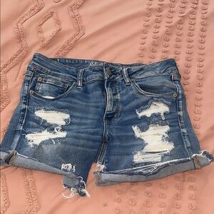 American Eagle Outfitters Ripped Denim Shorts